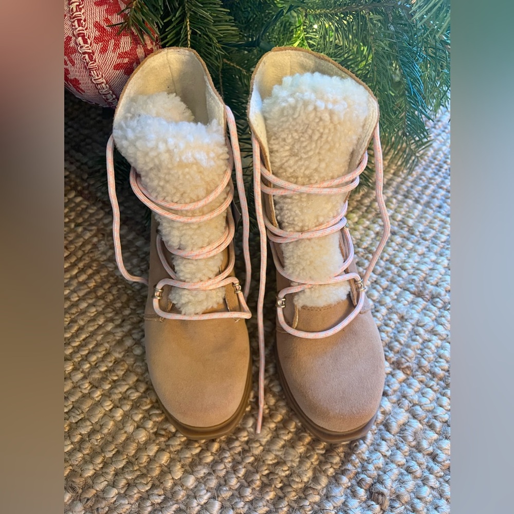 Sorel wedge booties